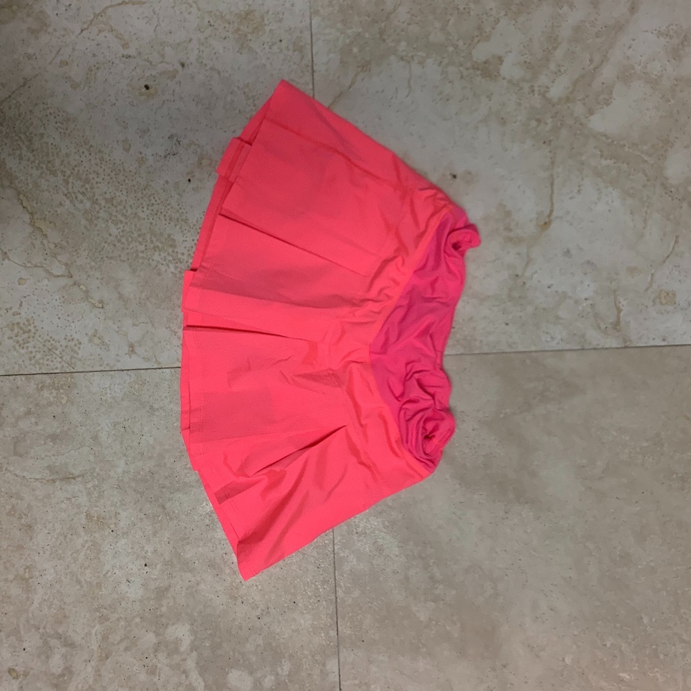 pink/orange skort tennis skirt